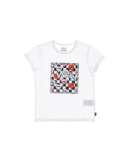 Vans White "Box Candy Hearts" T-Shirt