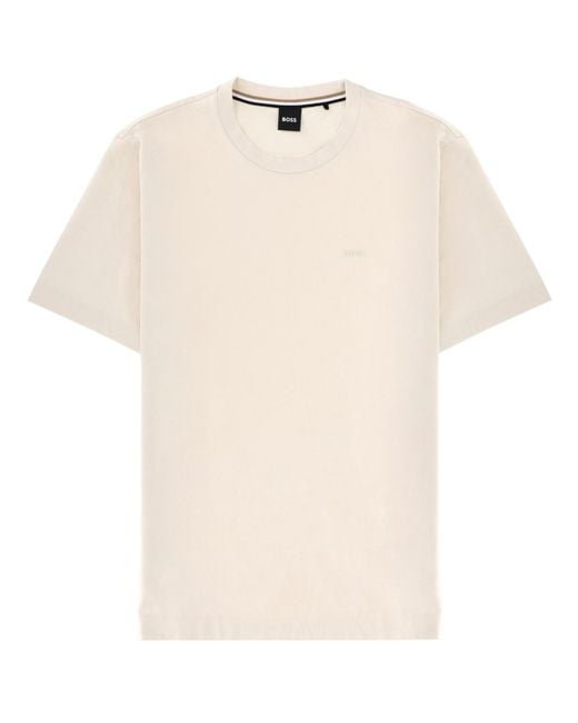 Boss Natural T-Shirt With Logo for men