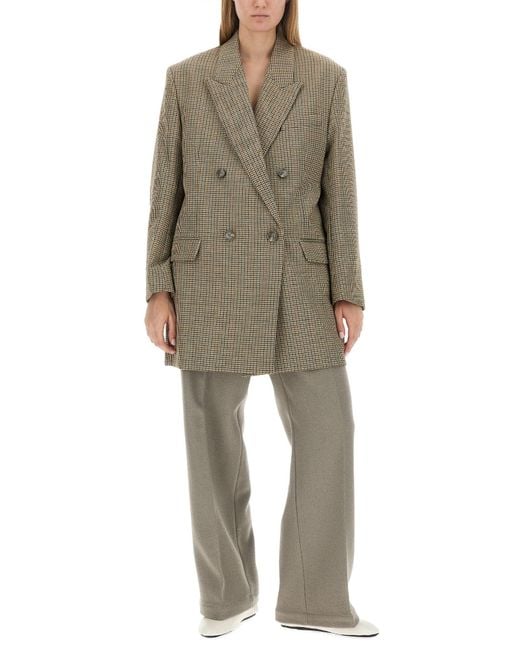 Giacca Oversize Doppiopetto di AMI in Green