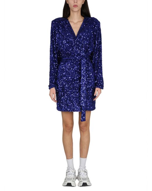 Abito Con Paillettes di ROTATE BIRGER CHRISTENSEN in Blue