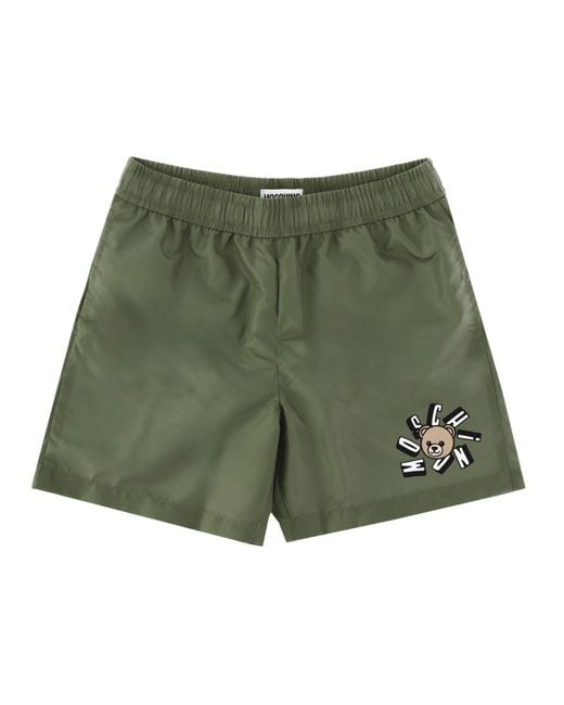 Moschino Green Costume Da Bagno