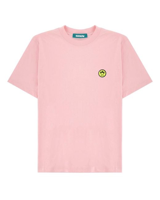 Barrow Pink T-Shirt Con Logo