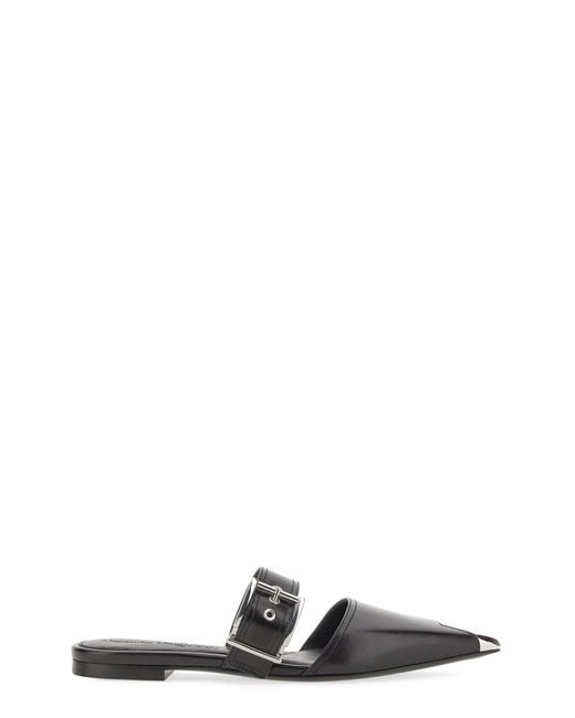 McQueen White Mule Punk