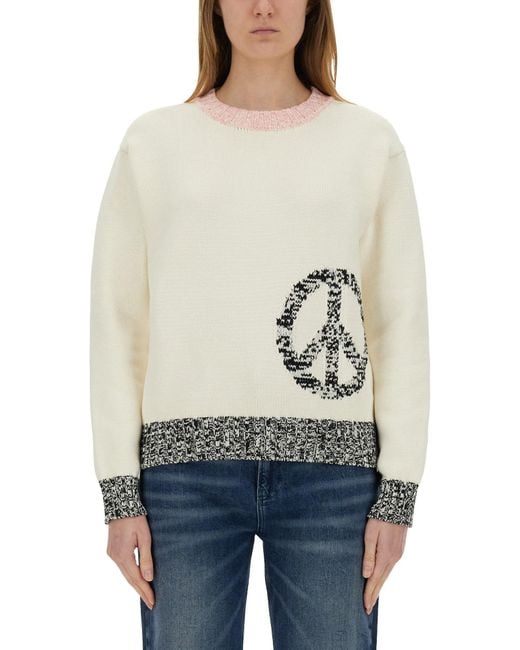 Moschino Natural Mesh With Inlay Pattern