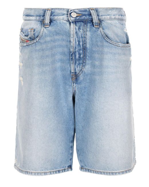 DIESEL Blue Shorts for men
