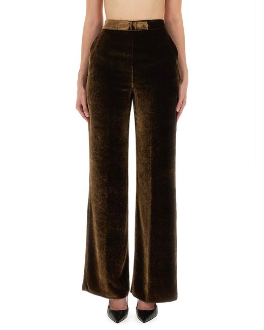 Etro Black Velvet Pants