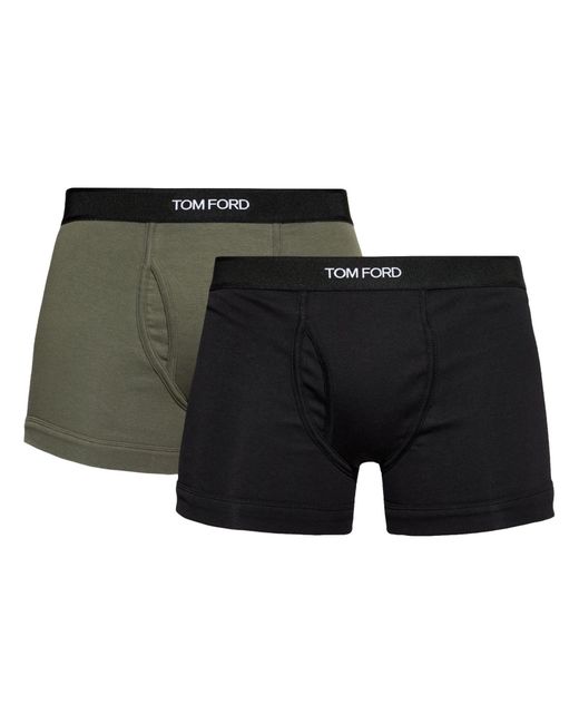 Tom Ford Black Bi-Pack Boxer for men
