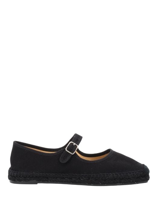 Castaner Black Cotton Espadrilles