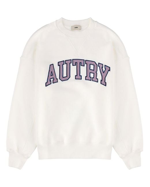 Autry White Logo Sweatshirt