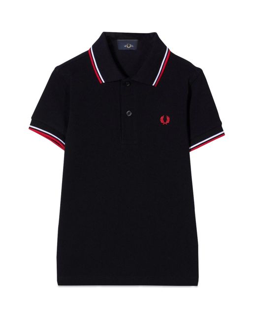 Fred Perry Black Twin Tipped Shirt