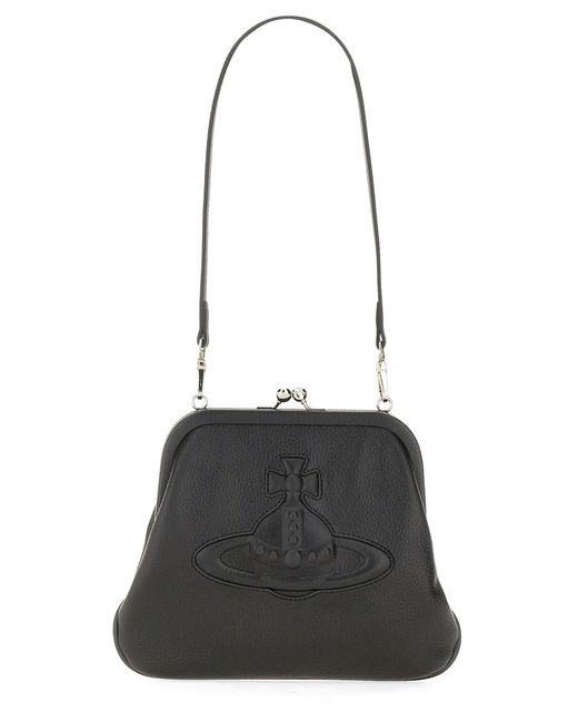 Vivienne Westwood Black Clutch "Vivienne's"