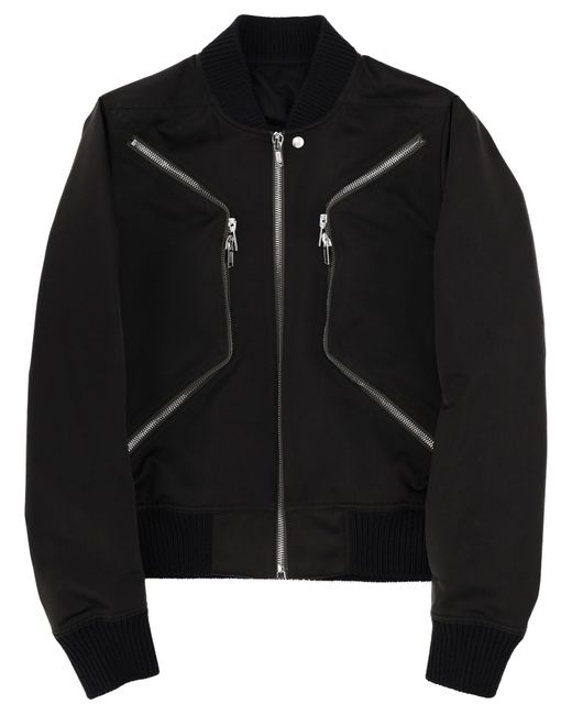 Rick Owens Black "Heizer Flight" Jacket for men