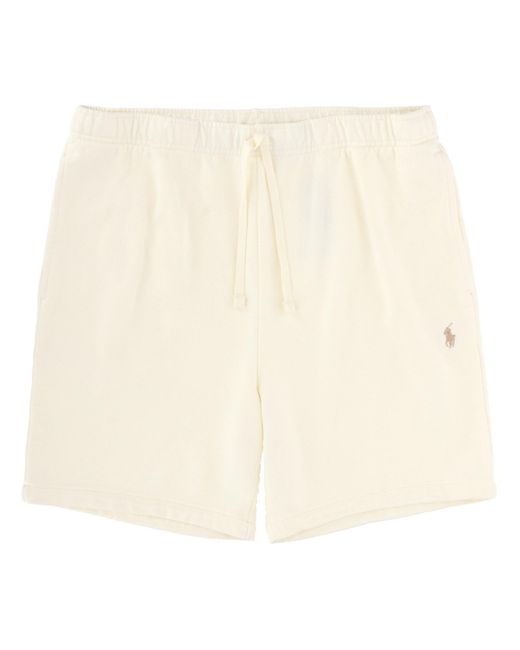 Polo Ralph Lauren Natural Shorts With Logo for men