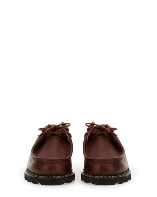 Stringata "Michael" di Paraboot in Brown da Uomo