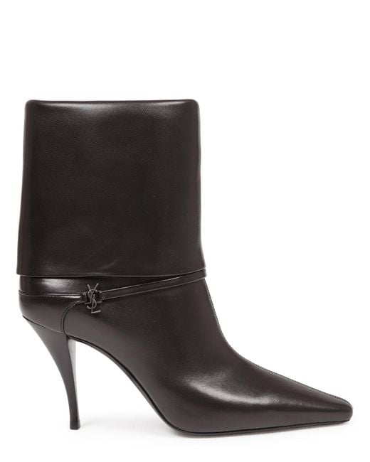 Saint Laurent Black Ankle Boot Niki