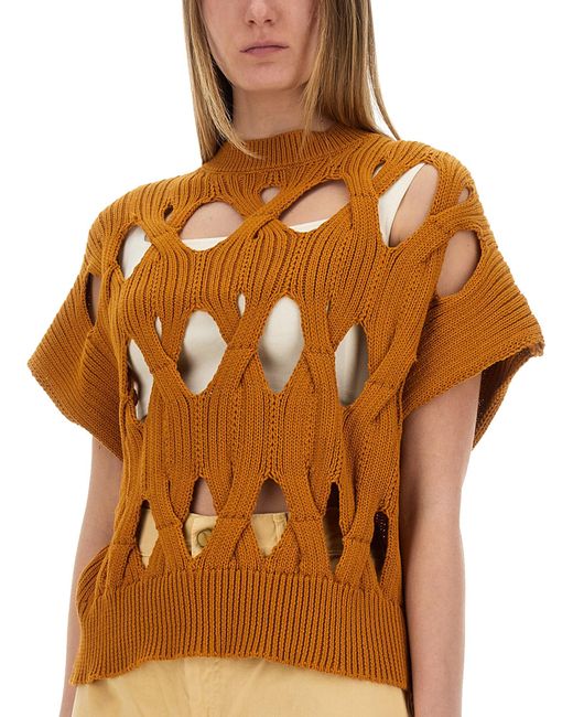 Maglia "Springtime" di Alysi in Brown