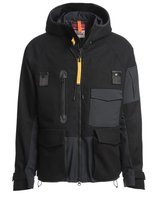 Parajumpers Black "Amak" Ski Jacket for men