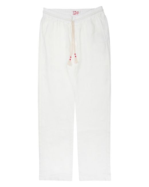 Mc2 Saint Barth White Pantalone "Calais" for men