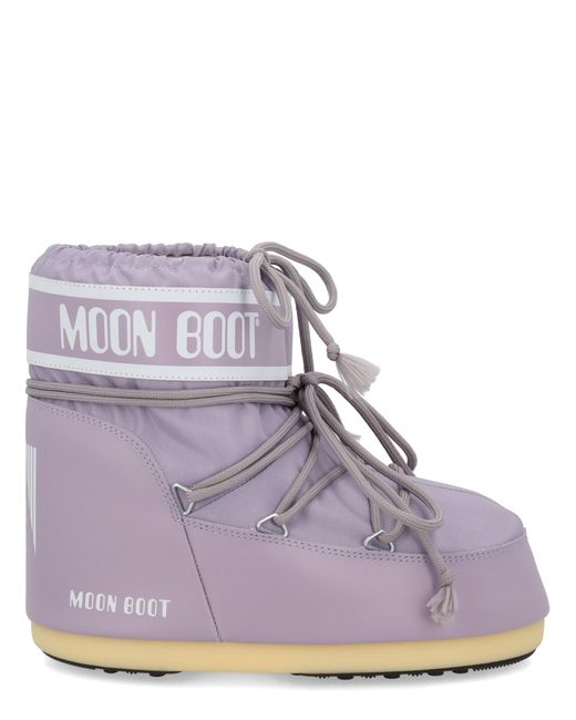Moon Boot Purple Icon Low Lilac Nylon Boots