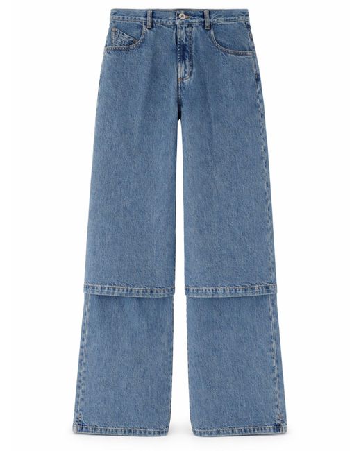 The Attico Blue Long Pant For