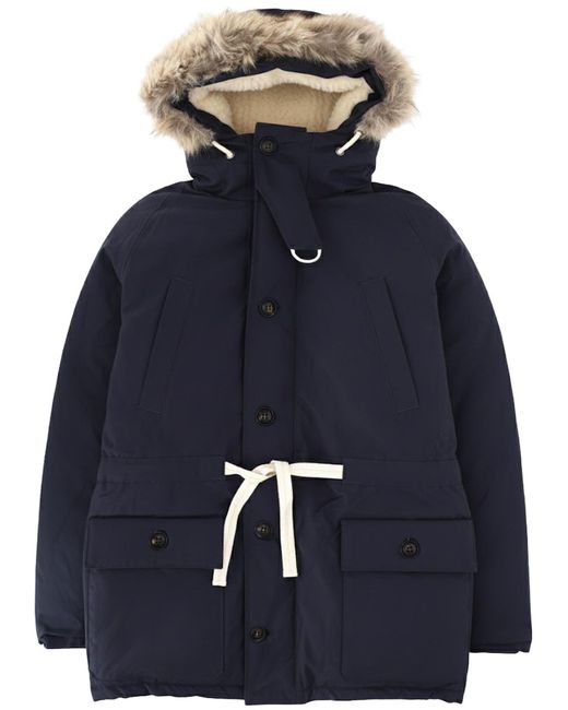 Nigel Cabourn Blue "Everest" Parka for men
