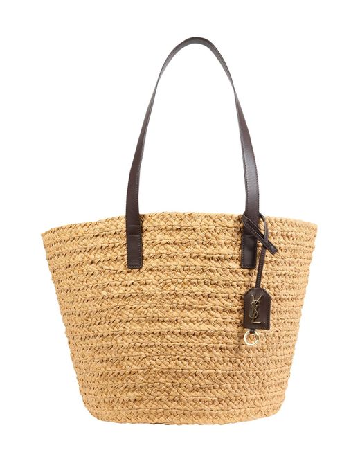ysl raffia tote
