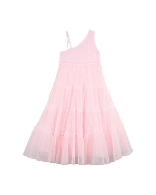 Billieblush Pink Vestito Con Volants