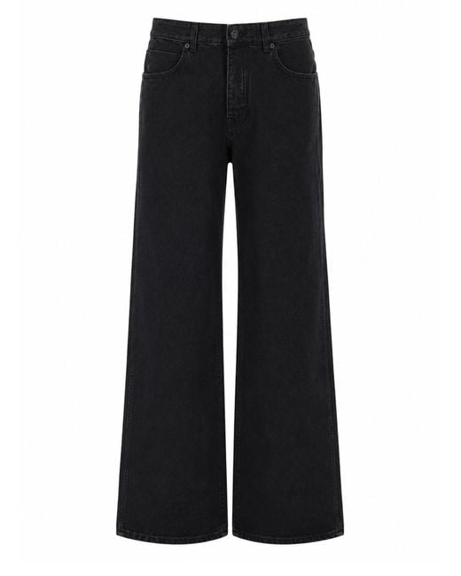 Balmain Black Jeans Vestibilità Ampia for men
