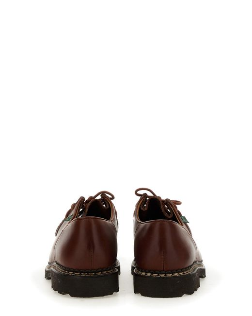 Stringata "Michael" di Paraboot in Brown da Uomo