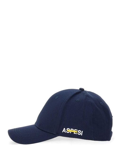 Cappello Da Baseball Con Logo di Aspesi in Blue da Uomo