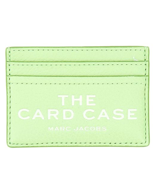 Marc Jacobs Green The Card Case Leather