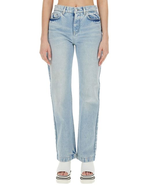 Stella McCartney Blue Straight Leg Jeans