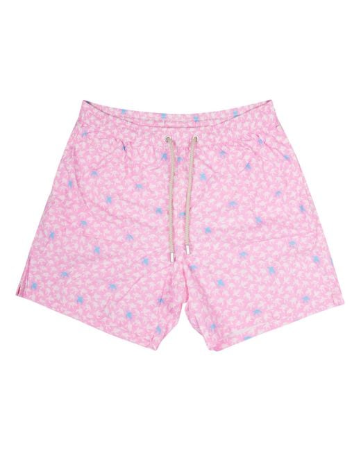 Mc2 Saint Barth Pink Costume Da Bagno "Lighting" for men