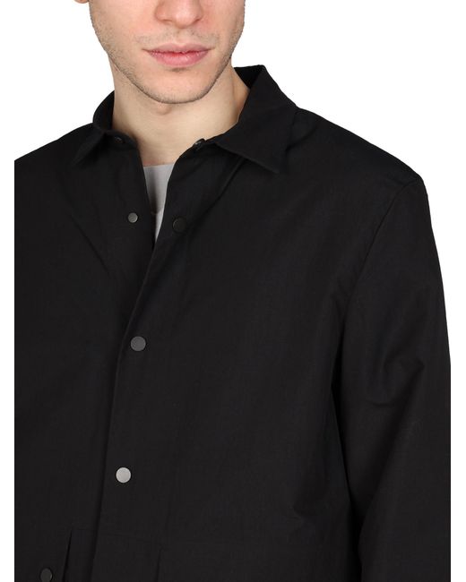 GIACCA IN COTONE E NYLON di Monobi in Black da Uomo