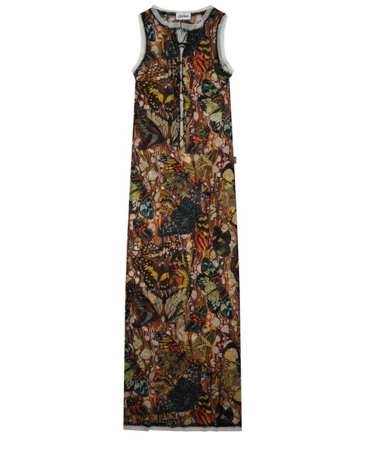 Jean Paul Gaultier Yellow Chic Polyamide Mini Dress For