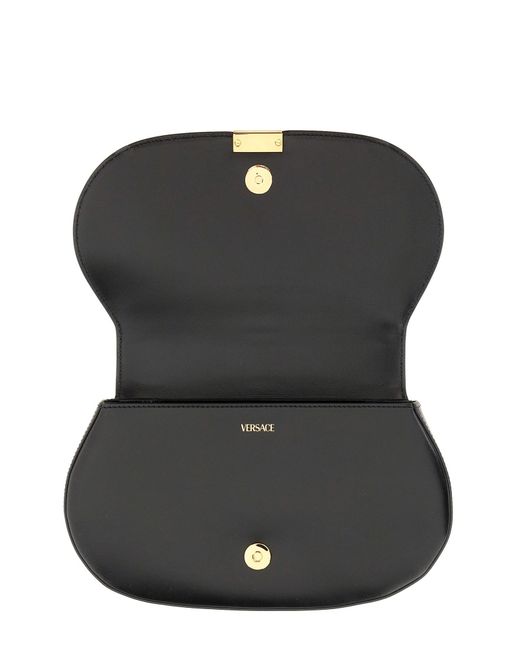 Borsa Greca Goddess di Versace in Black