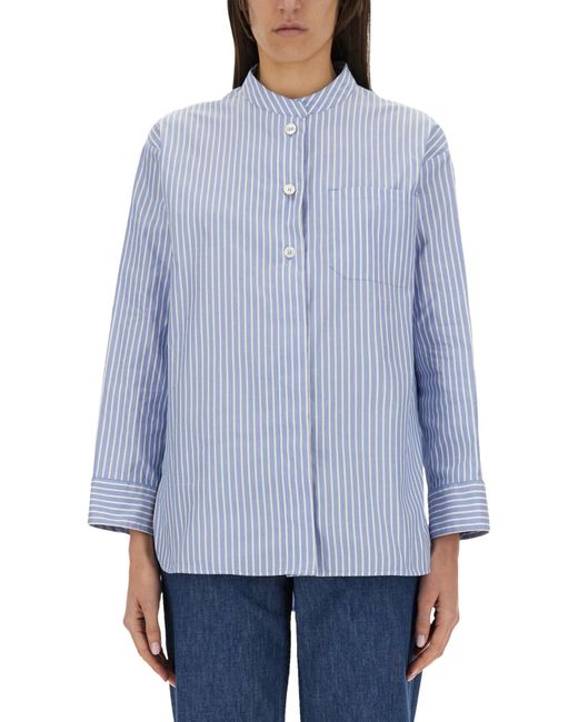 Camicia "Brema" di Max Mara in Blue