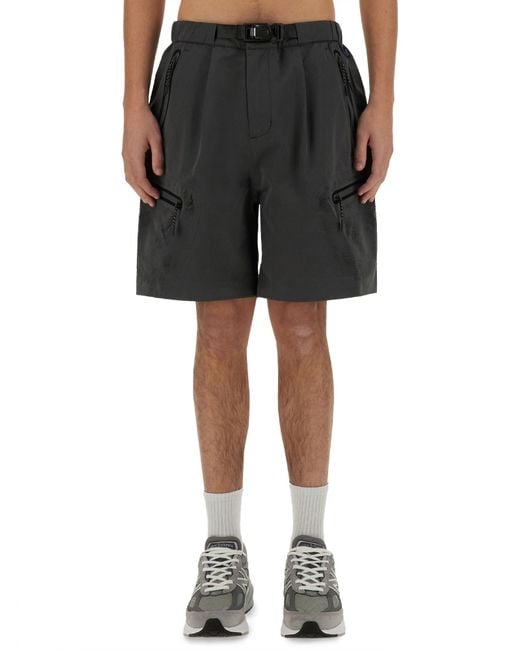 Alpha Industries Black Short Laser Cut for men