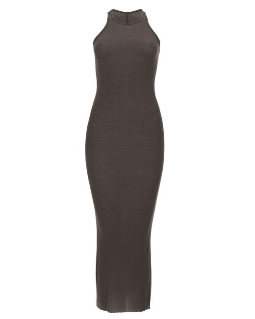 Rick Owens Multicolor Silk Blend Midi Dress