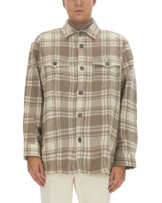 Camicia Oversize di AMI in Natural