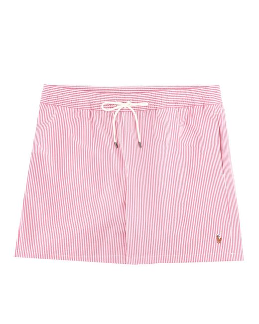 Polo Ralph Lauren Pink Resort Stripe Swimwear for men