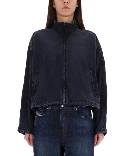 DIESEL Blue "G-Leam-R1" Jacket