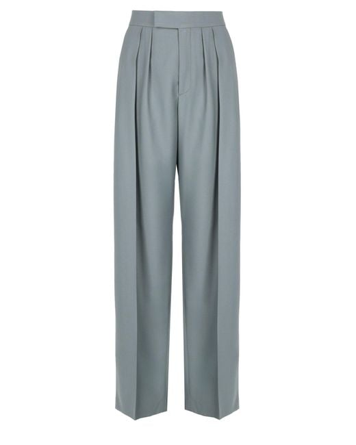 Chloé Blue Pantalone A Sigaretta Sartoriale