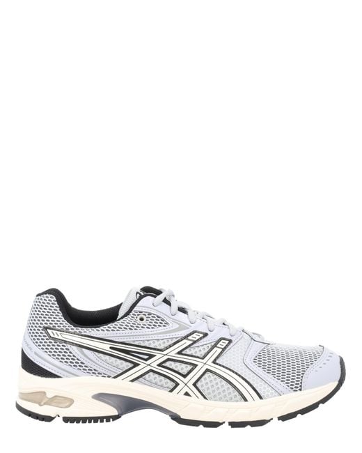 Asics White Synthetic Fiber Sneakers