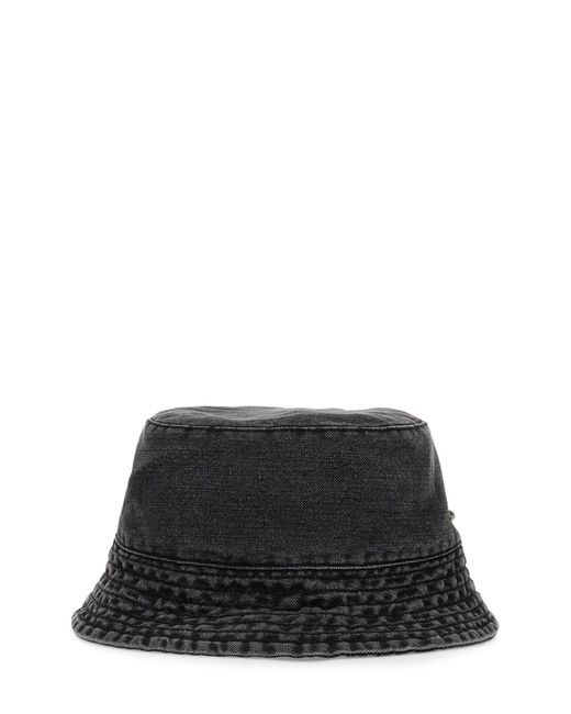 Our Legacy Black Canvas Bucket Hat for men