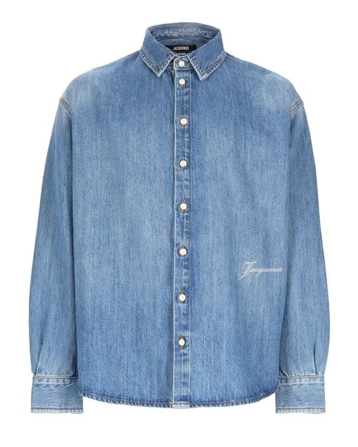 Jacquemus Blue Camicia for men