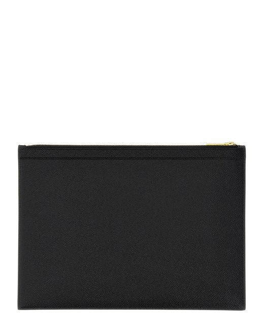 Medium Document Holder-Uomo di Thom Browne in Black da Uomo