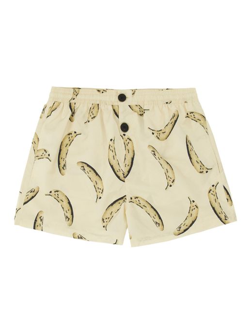 Jacquemus Natural Le Maillot Dotted" Swimsuit for men