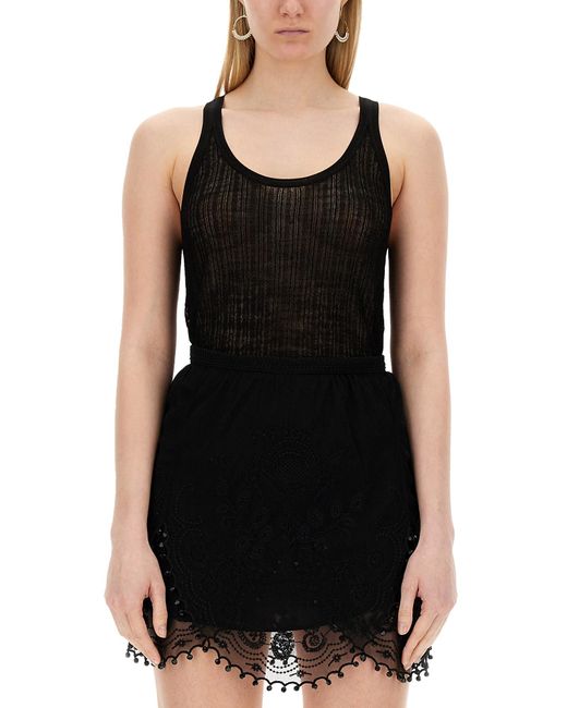 Isabel Marant Black Dorsia" Top