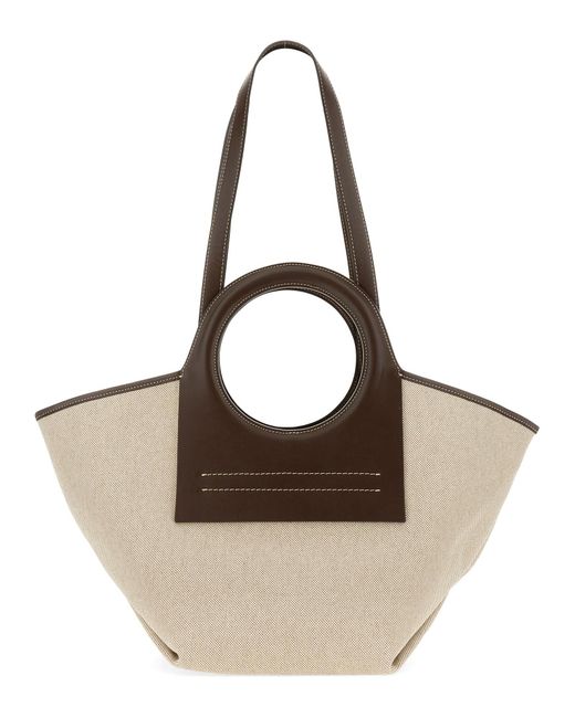 Borsa "Cala" Small di Hereu in Brown